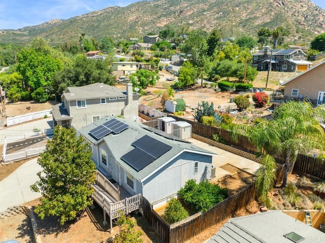 133 Frances Dr, El Cajon, CA 92019 - aerial perspective of suburban area featuring a mountain backdrop