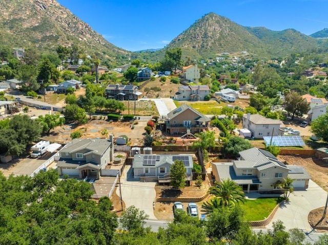 133 Frances Dr, El Cajon, CA 92019 - aerial perspective of suburban area with a mountainous background