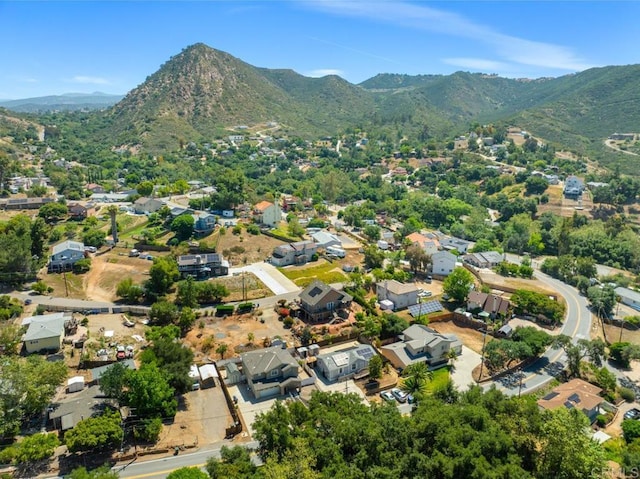 133 Frances Dr, El Cajon, CA 92019 - aerial perspective of suburban area featuring a mountainous background