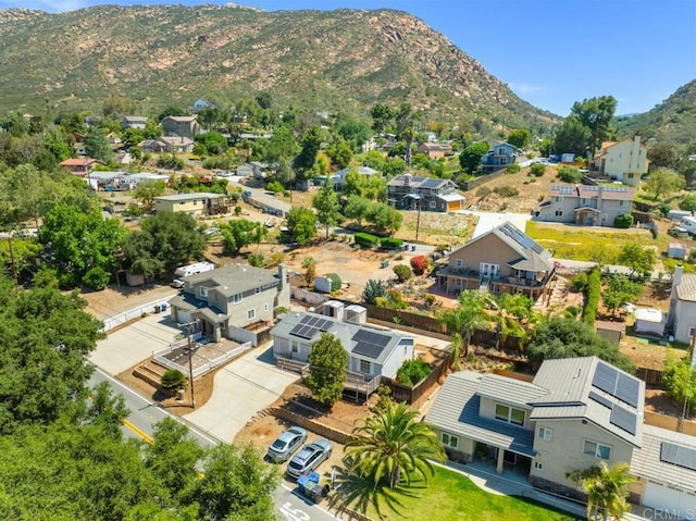 133 Frances Dr, El Cajon, CA 92019 - aerial perspective of suburban area with a mountain backdrop