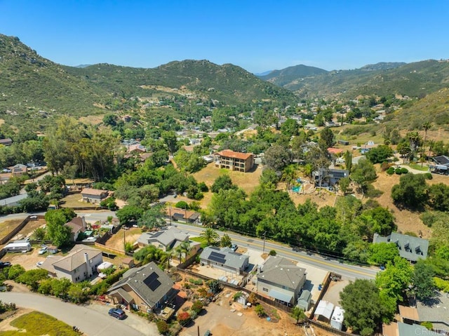 133 Frances Dr, El Cajon, CA 92019 - aerial view of residential area featuring a mountain backdrop