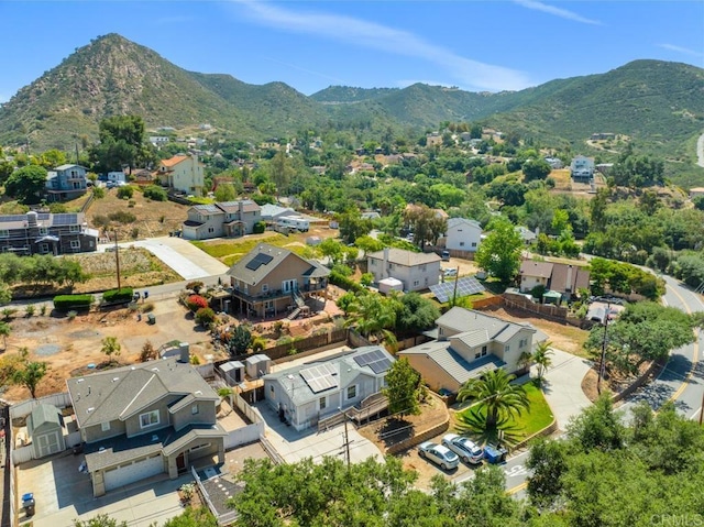 133 Frances Dr, El Cajon, CA 92019 - aerial perspective of suburban area featuring a mountainous background