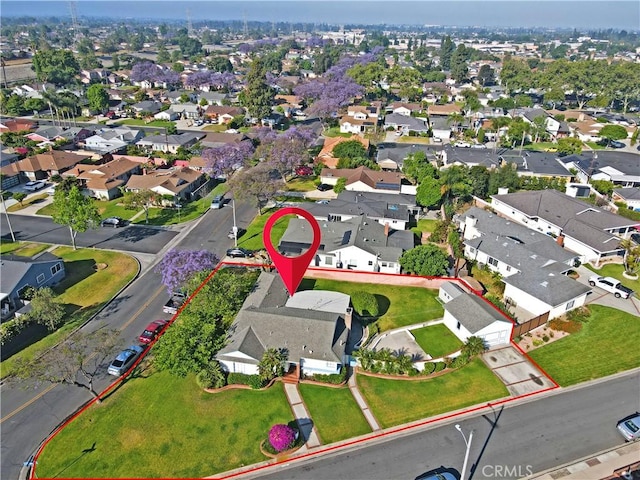 7228 Bairnsdale St, Downey, CA 90240 - view of property location with nearby suburban area and property parcel outlined