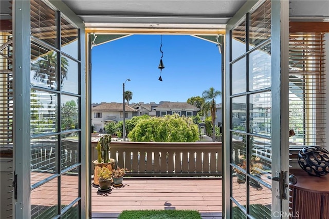 4039 W 7th St, Los Angeles, CA 90005 - doorway to outside with plenty of natural light and a residential view