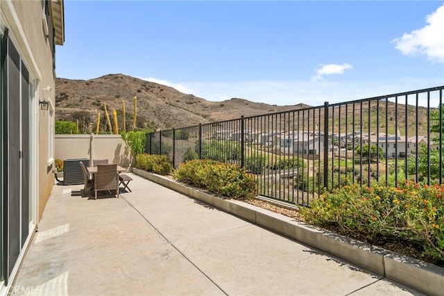 11757 Stonefield Dr, Corona, CA 92883 - view of patio featuring a mountain view