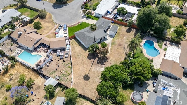 424 E Victoria St, Rialto, CA 92376 - aerial view of property's location featuring a pool