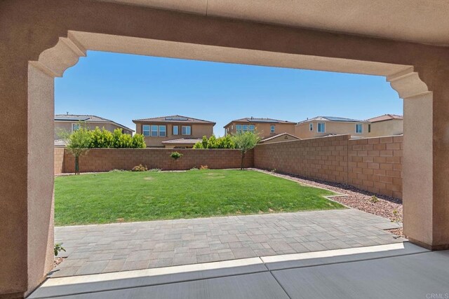 35404 Domani Dr, Palm Desert, CA 92211 - fenced backyard with a patio