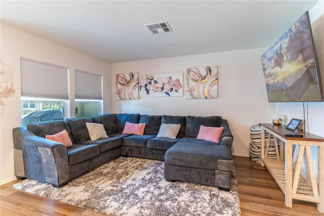 7155 Citrus Ave Unit 367, Fontana, CA 92336 - living area featuring wood finished floors and baseboards