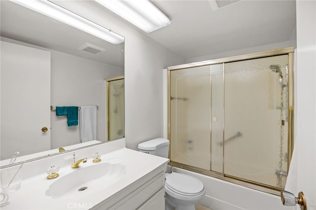 5359 Algarrobo Unit 1A, Laguna Woods, CA 92637 - full bath featuring vanity, toilet, and shower / bath combination with glass door