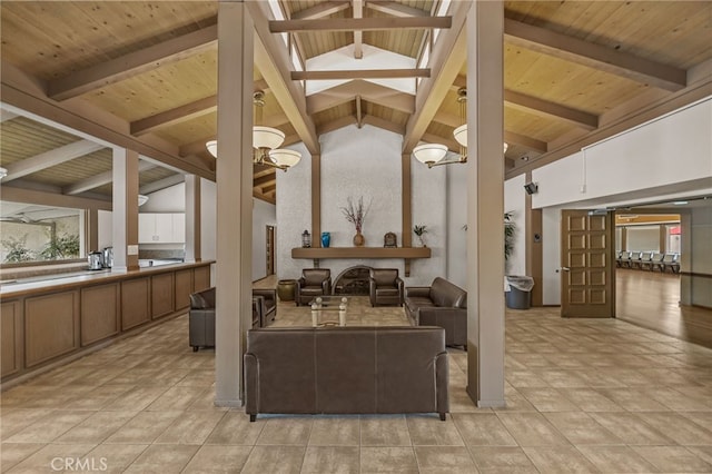 5359 Algarrobo Unit 1A, Laguna Woods, CA 92637 - common area featuring wood ceiling