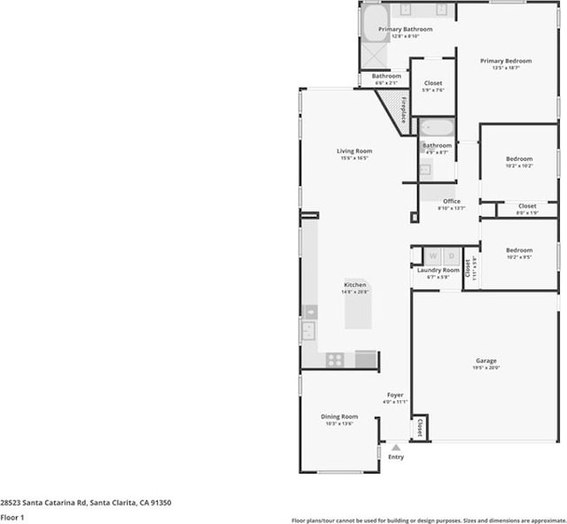 28523 Santa Catarina Rd, Saugus, CA 91350 - home floor plan