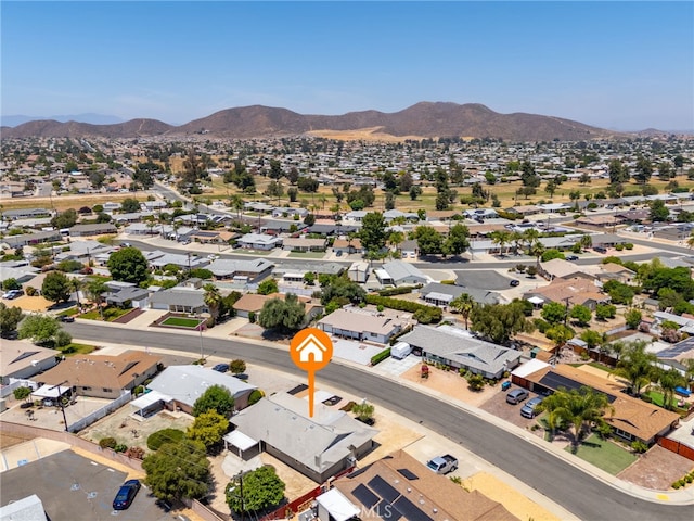 26331 Foxgrove Rd, Menifee, CA 92586 - aerial perspective of suburban area featuring a mountainous background
