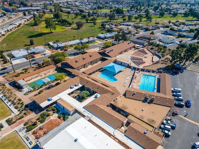 26331 Foxgrove Rd, Menifee, CA 92586 - aerial view of a pool area