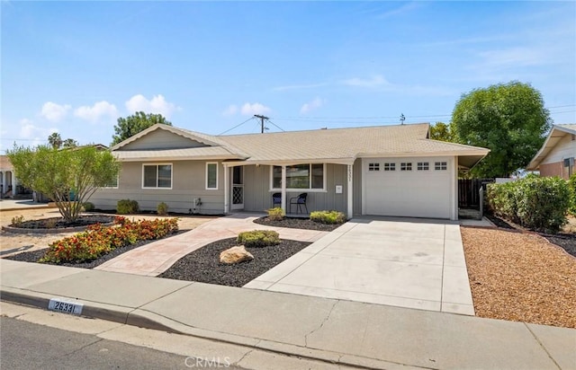 26331 Foxgrove Rd, Menifee, CA 92586 - single story home with an attached garage and driveway