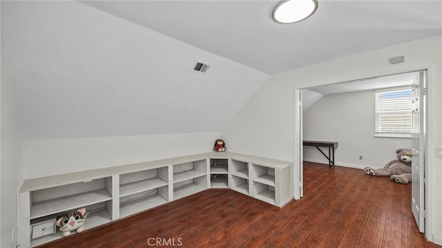 10133 Shinon Dr, Rancho Cucamonga, CA 91737 - additional living space featuring vaulted ceiling, wood finished floors, and baseboards