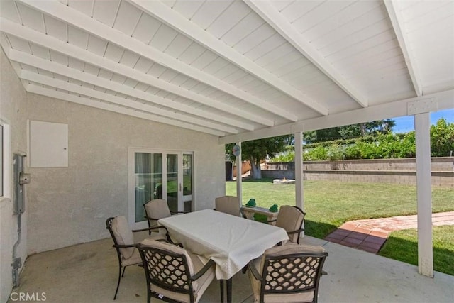 3275 Dalhart Ave, Simi Valley, CA 93063 - view of patio / terrace featuring outdoor dining space