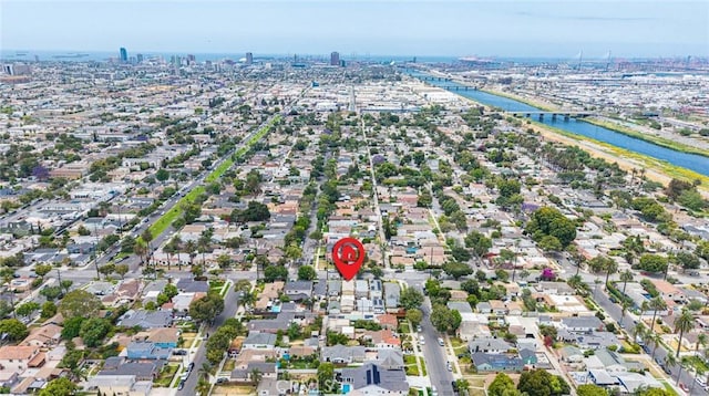 727 W Hill St, Long Beach, CA 90806 - aerial view of property's location featuring a nearby body of water