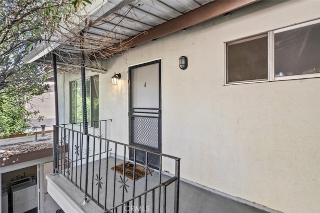 7614 Mason Ave, Winnetka, CA 91306 - view of exterior entry featuring stucco siding