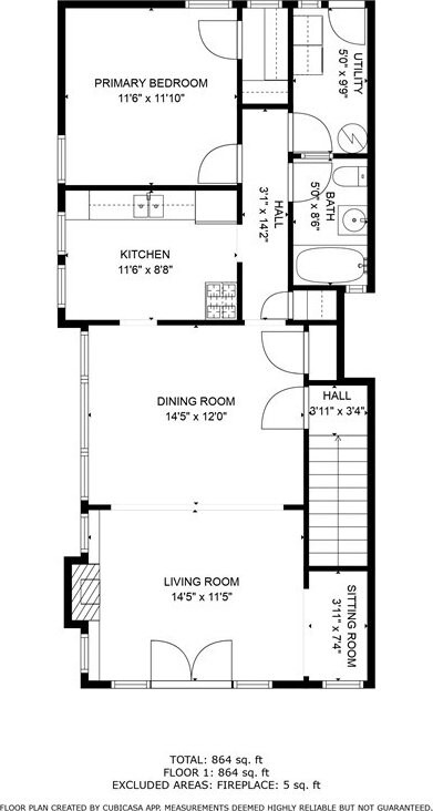 219 Redondo Ave, Long Beach, CA 90803 - home floor plan