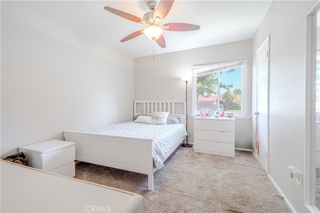 1016 N Marcella Ave, Rialto, CA 92376 - carpeted bedroom featuring a ceiling fan