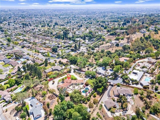 1422 Recado Rd, La Habra Heights, CA 90631 - aerial overview of property's location with nearby suburban area