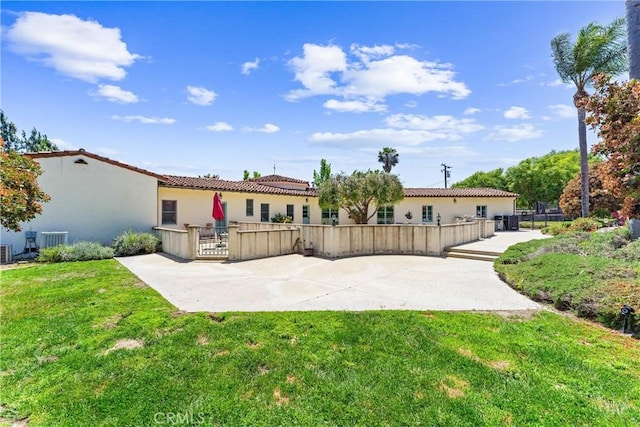 1422 Recado Rd, La Habra Heights, CA 90631 - back of property featuring stucco siding, a patio area, and a tiled roof