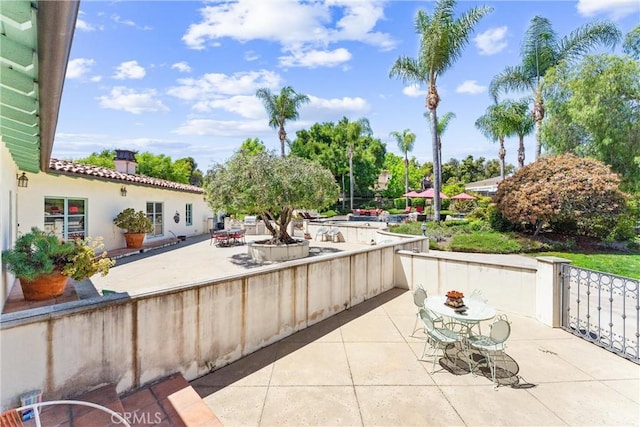 1422 Recado Rd, La Habra Heights, CA 90631 - view of patio / terrace with outdoor dining area