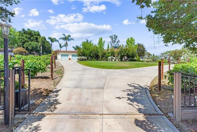 1422 Recado Rd, La Habra Heights, CA 90631 - view of property's community featuring a lawn and a detached garage