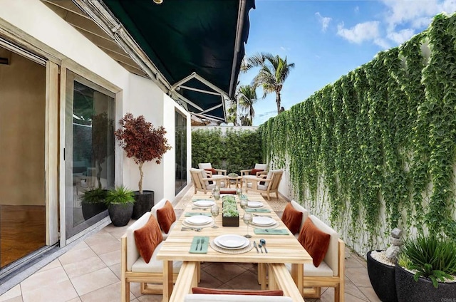 4074 Avenida Brisa, Rancho Santa Fe, CA 92091 - view of patio featuring outdoor dining space