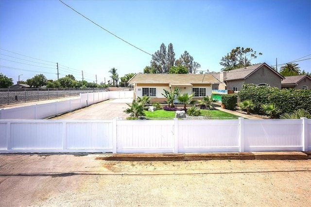 6391 Stearns St, Riverside, CA 92504 - ranch-style house featuring a fenced front yard