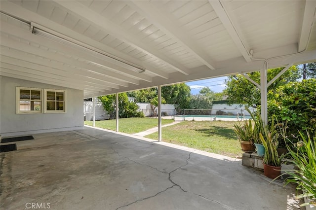 6130 Longridge Ave, Valley Glen, CA 91401 - view of patio / terrace with an attached carport