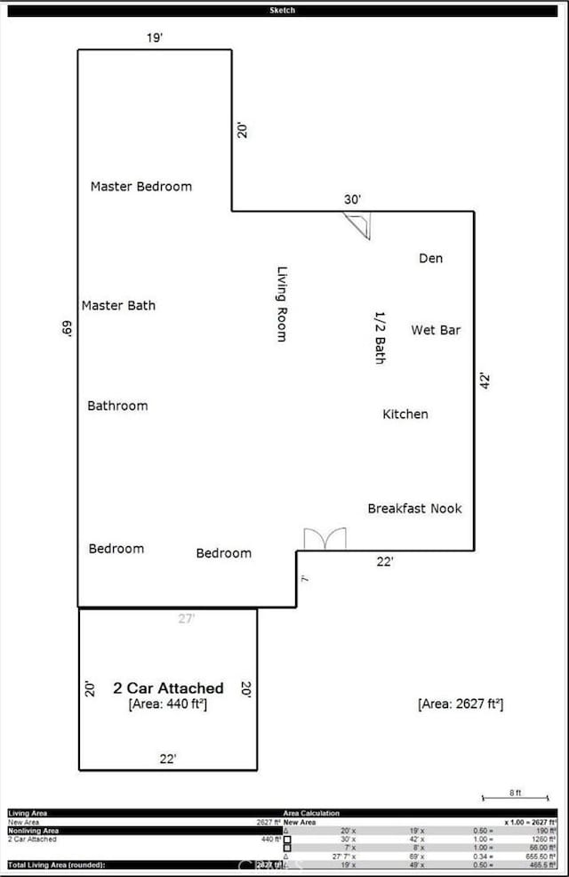6130 Longridge Ave, Valley Glen, CA 91401 - floor plan / room layout