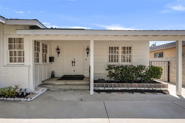 6130 Longridge Ave, Valley Glen, CA 91401 - doorway to property with brick siding