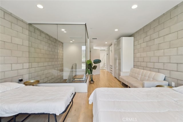 3450 Cahuenga Blvd W Unit 905, Los Angeles, CA 90068 - bedroom with wood finished floors and recessed lighting