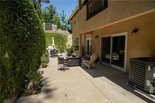 1630 Bridgeport Dr, Los Angeles, CA 90065 - view of patio / terrace with central air condition unit