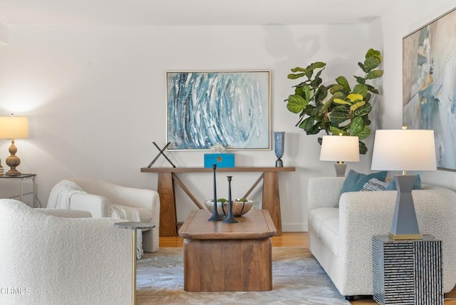 7560 Hollywood Blvd Unit 409, Los Angeles, CA 90046 - living area with wood finished floors