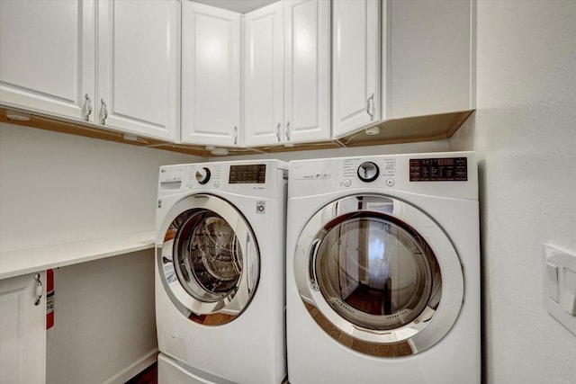 4523 Cordoba Way, Oceanside, CA 92056 - laundry room with washing machine and clothes dryer and cabinet space