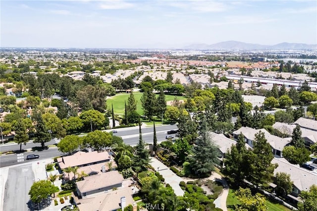 11259 Corsica Ct, Rancho Cucamonga, CA 91730 - aerial overview of property's location with a mountain backdrop and nearby suburban area