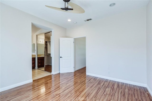 11259 Corsica Ct, Rancho Cucamonga, CA 91730 - unfurnished room featuring light wood-type flooring and recessed lighting