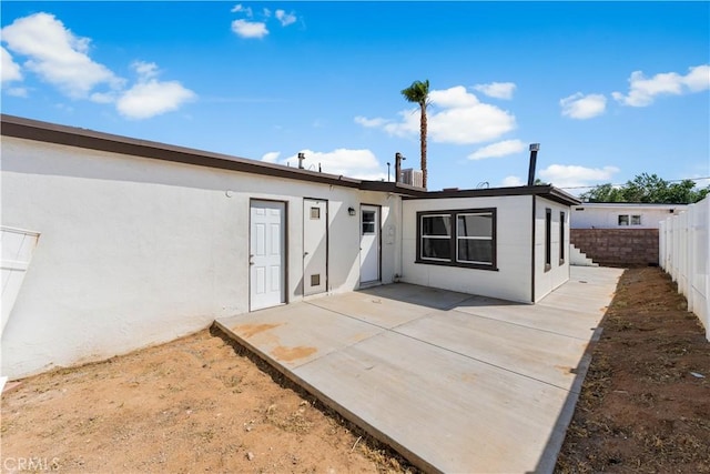 38881 Sage Tree St, Palmdale, CA 93551 - back of property with a fenced backyard and a patio area