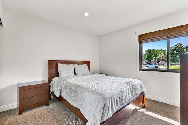 8815 Yuba Cir Unit 1102A, Huntington Beach, CA 92646 - carpeted bedroom featuring baseboards and recessed lighting