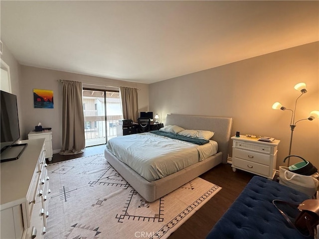 6310 Ridgemar Ct, Rancho Palos Verdes, CA 90275 - bedroom featuring access to exterior and wood finished floors
