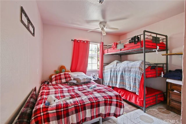 213 N Figueroa St, Santa Ana, CA 92703 - bedroom featuring wood finished floors and ceiling fan