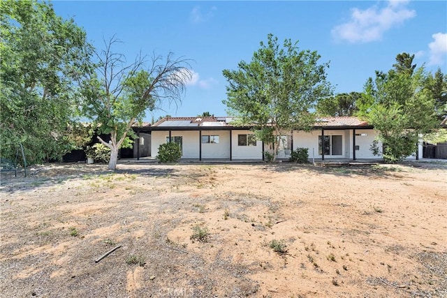 14855 Flathead Rd, Apple Valley, CA 92307 - view of front of home featuring solar panels