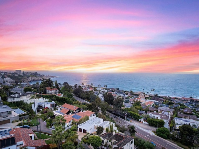 7784 Lookout Dr, La Jolla, CA 92037 - aerial perspective of suburban area featuring a nearby body of water