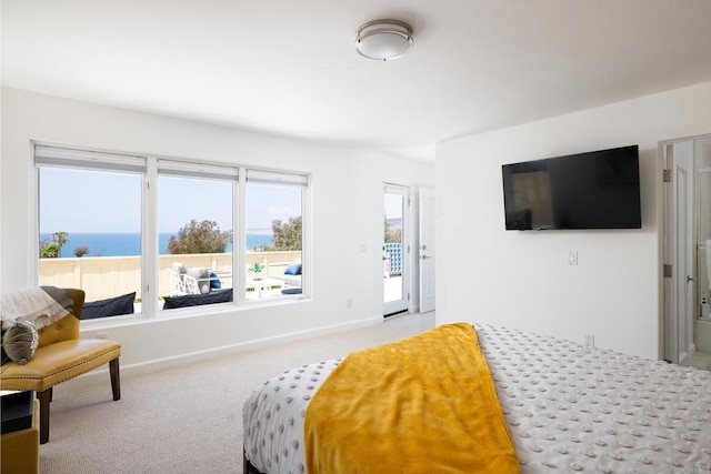 7784 Lookout Dr, La Jolla, CA 92037 - bedroom with carpet floors and baseboards