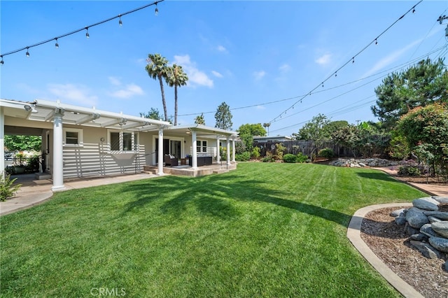 13782 Gershon Pl, North Tustin, CA 92705 - view of yard with a patio area