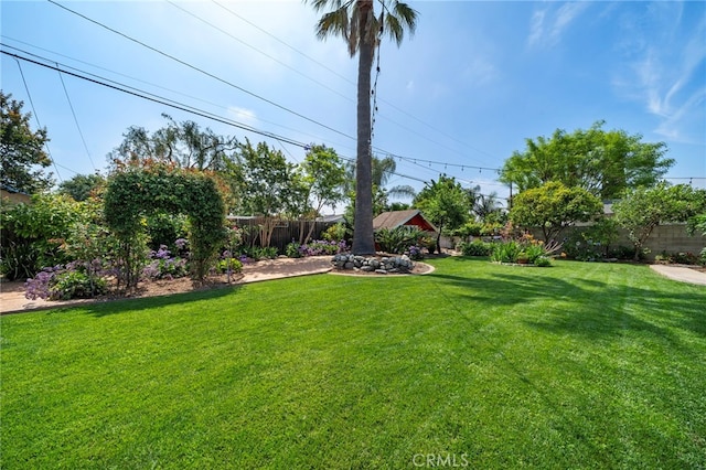 13782 Gershon Pl, North Tustin, CA 92705 - view of fenced backyard
