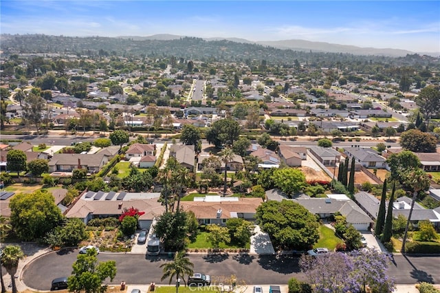 13782 Gershon Pl, North Tustin, CA 92705 - aerial view of residential area featuring mountains