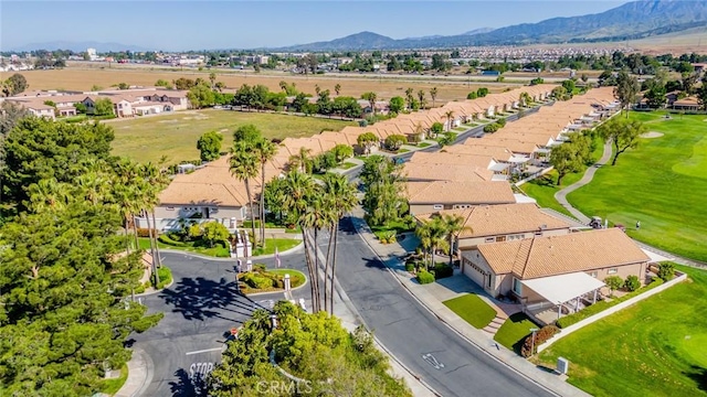 543 Northwood Ave, Banning, CA 92220 - aerial view of residential area with mountains and a golf course